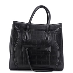 Phantom Bag Crocodile Embossed Leather Medium