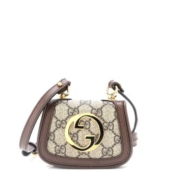 Blondie NM Card Case Wallet with Strap GG Coated Canvas