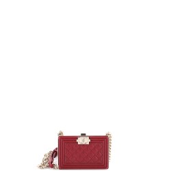 Boy Chain Box Minaudiere Quilted Lambskin