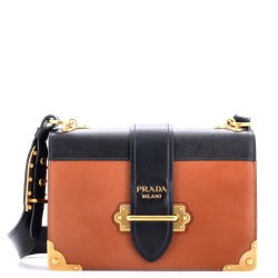 Cahier Crossbody Bag City Calf and Saffiano Large