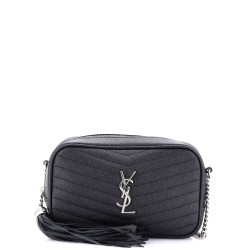 Lou Camera Bag Matelasse Chevron Leather Mini