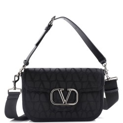 VLogo Flap Shoulder Bag Iconographe Technical Fabric