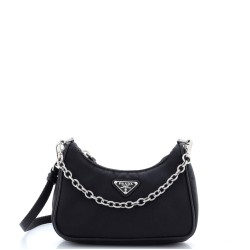 Re-Edition Shoulder Bag Tessuto Mini