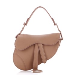 Ultra Matte Saddle Handbag Leather Mini