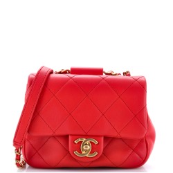 In The Loop Flap Bag Quilted Lambskin Small