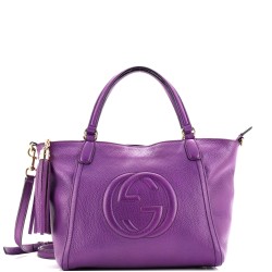 Soho Convertible Top Handle Bag Leather Small