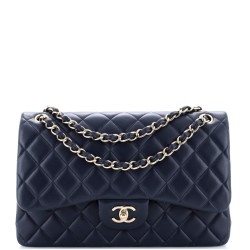 Classic Double Flap Bag Quilted Lambskin Jumbo