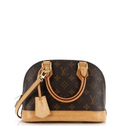 Alma Handbag Monogram Canvas BB