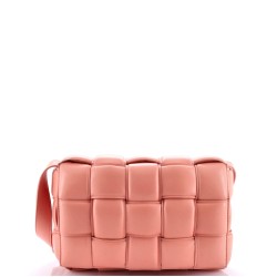Cassette Crossbody Bag Padded Maxi Intrecciato Leather
