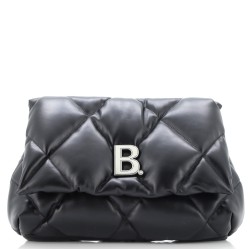 Touch Clutch Quilted Puffy Leather Medium