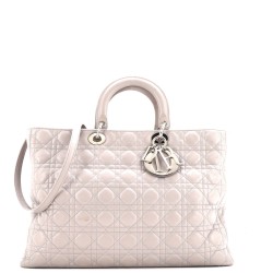 Lady Dior Bag Cannage Quilt Lambskin XL