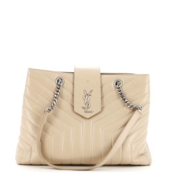 LouLou Tote Matelasse Chevron Leather Large