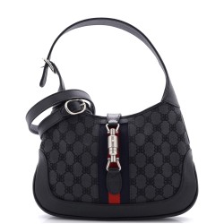 x Gucci The Hacker Project Jackie 1961 Hobo BB Canvas Small