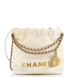 22 Chain Hobo Quilted Shaded Calfskin Mini
