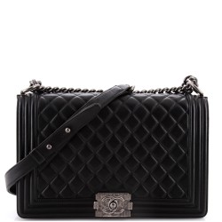 Boy Flap Bag Quilted Calfskin New Medium