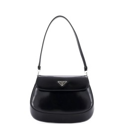Cleo Flap Shoulder Bag Spazzolato Leather Small