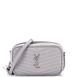 Lou Camera Bag Matelasse Chevron Leather Mini
