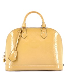 Alma Handbag Monogram Vernis PM