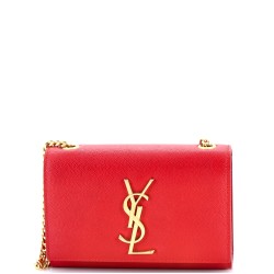 Classic Monogram Crossbody Bag Grainy Leather Small