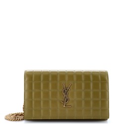 Cassandre Wallet on Chain Quilted Leather Medium
