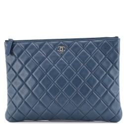 O Case Clutch Quilted Lambskin Medium