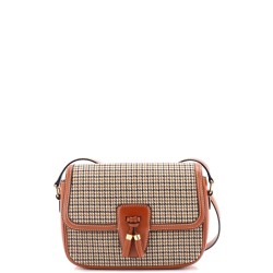 Tassels Bag Tweed and Leather Medium