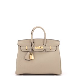 Birkin Handbag Light Togo with Rose Gold Hardware 25