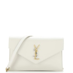 Classic Monogram Wallet on Chain Leather Small
