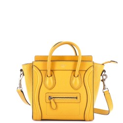 Luggage Bag Grainy Leather Nano