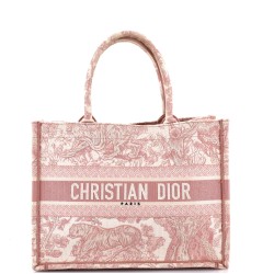 Book Tote Embroidered Canvas Medium