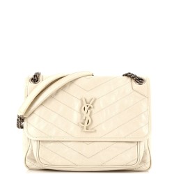 Niki Chain Flap Bag Matelasse Chevron Leather Medium