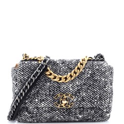19 Flap Bag Quilted Wool Medium