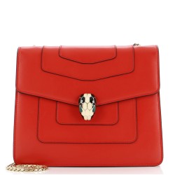 Serpenti Forever Square Shoulder Bag Leather Medium