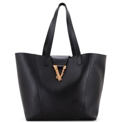 Virtus Open Shopping Tote Leather Medium