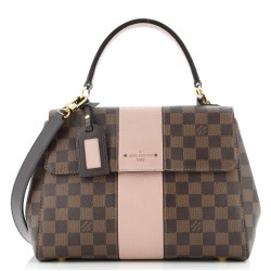 Bond Street Handbag Damier with Leather MM