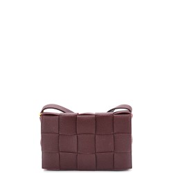 Cassette Crossbody Bag Maxi Intrecciato Grained Leather