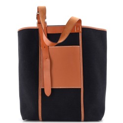 Etriviere Pocket Tote Toile and Leather 27