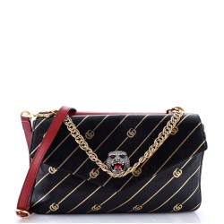Thiara Double Shoulder Bag Printed Leather Medium
