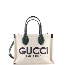 Logo Shopper Tote Printed Canvas Small
