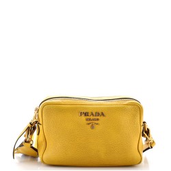 Double Zip Camera Bag Vitello Daino