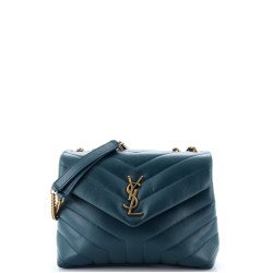 Loulou Shoulder Bag Matelasse Chevron Leather Small