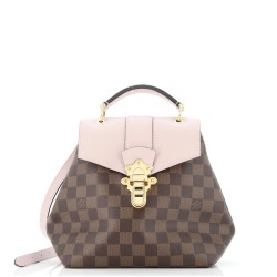 Clapton Backpack Damier and Leather