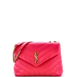 Loulou Shoulder Bag Matelasse Chevron Leather Small