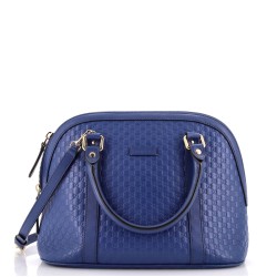 Convertible Dome Satchel Microguccissima Leather Medium