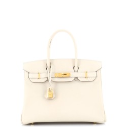 Birkin Handbag Light Epsom with Gold Hardware 30