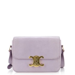 Triomphe Shoulder Bag Lizard Medium