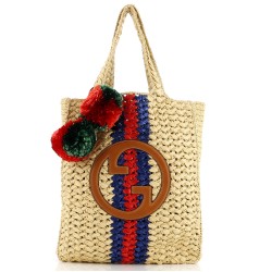 Blondie NM Open Tote Raffia Small