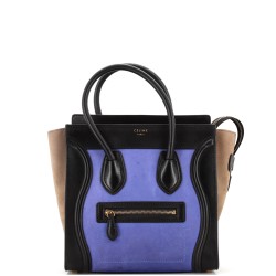 Luggage Bag Canvas and Leather Micro