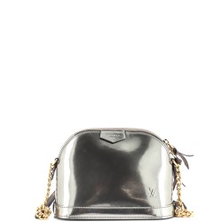 Alma Chain Handbag Vernis with Monogram Canvas Mini
