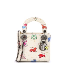 Lady Dior Bag Limited Edition Pixel Zodiac Printed Calfskin Mini